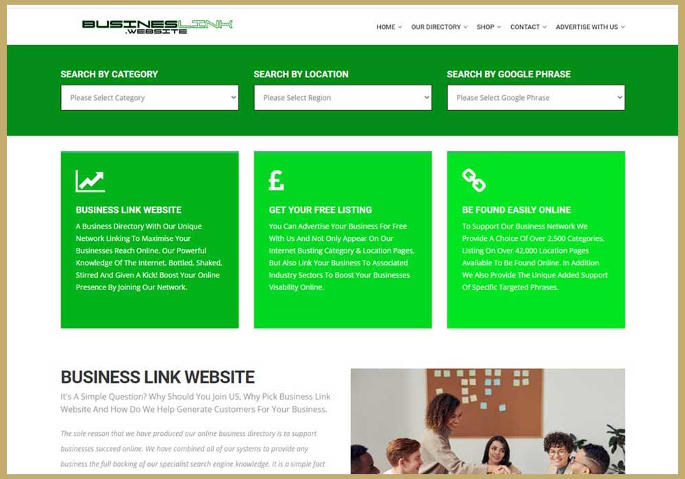 Parent Website Business Link