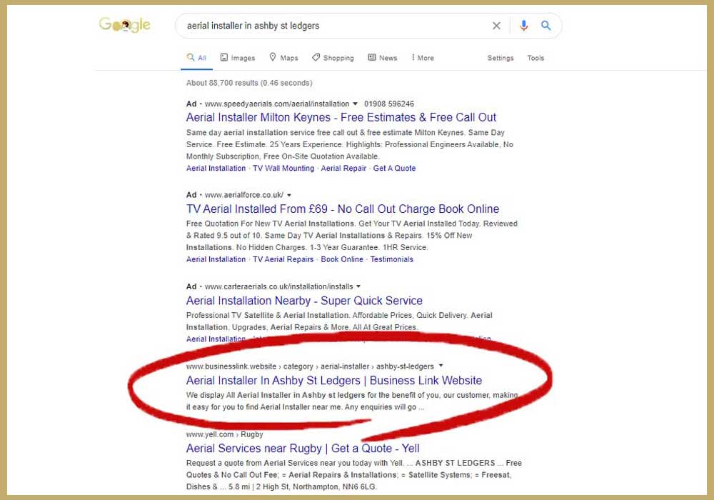 Parent Website Business Link
