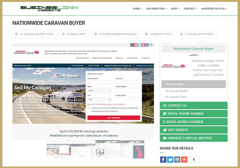 Parent Website Business Link